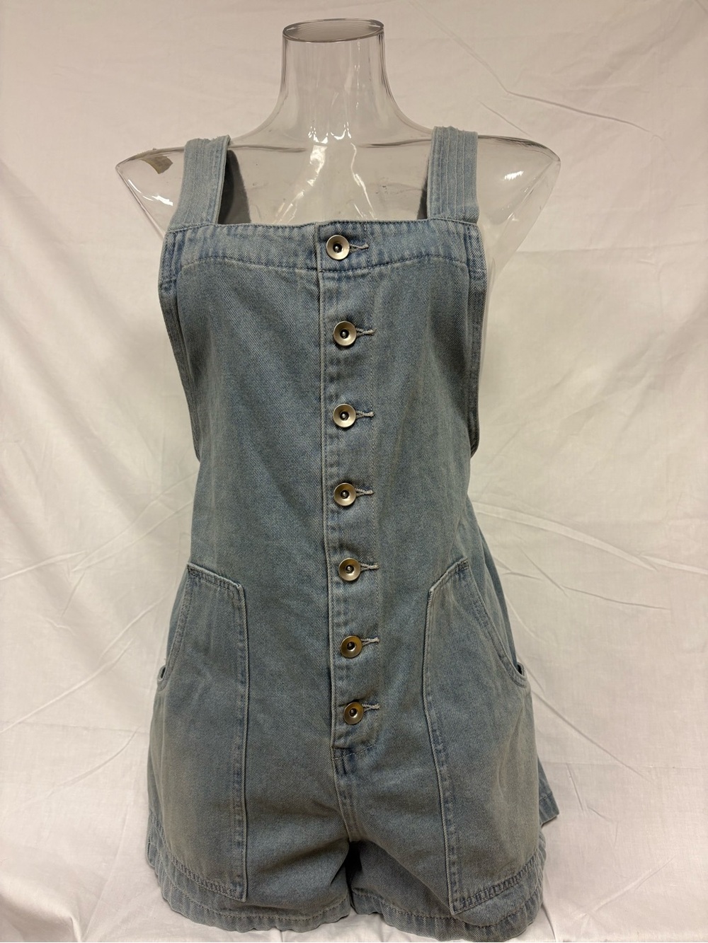 Heartloom Denim Romper – Size Medium